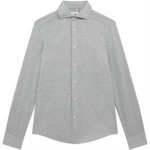 REISS NATE Cutaway Collar Jersey Slim Fit Shirt